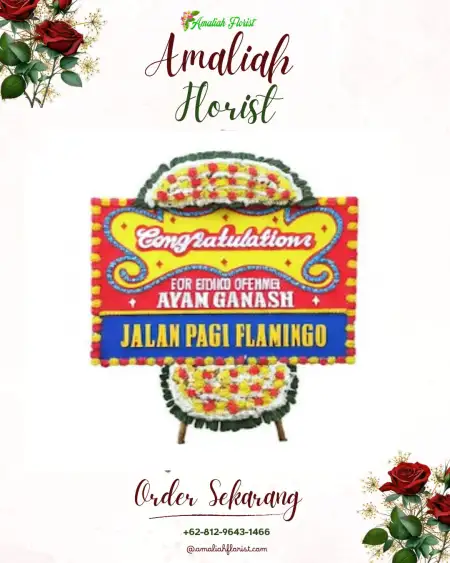 Sewa Papan Bunga Songan B